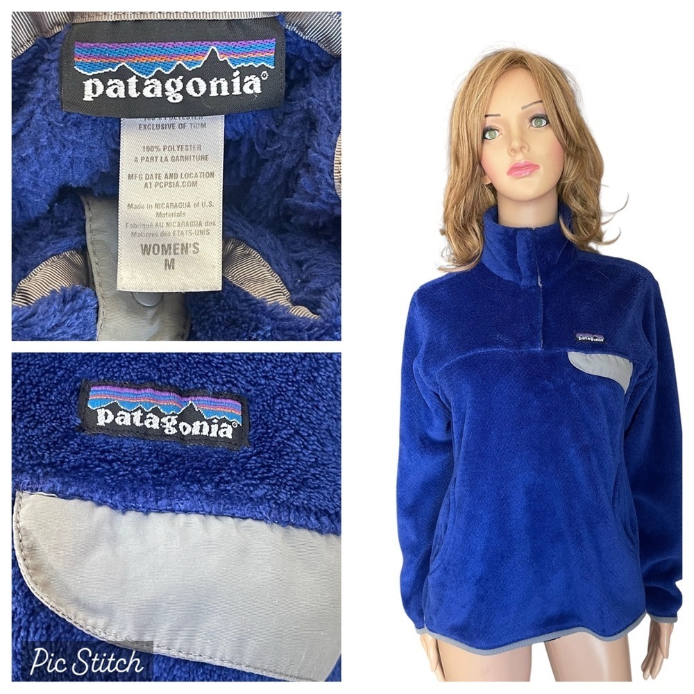 Patagonia Re Tool Snap
Pullover blue/grey size M